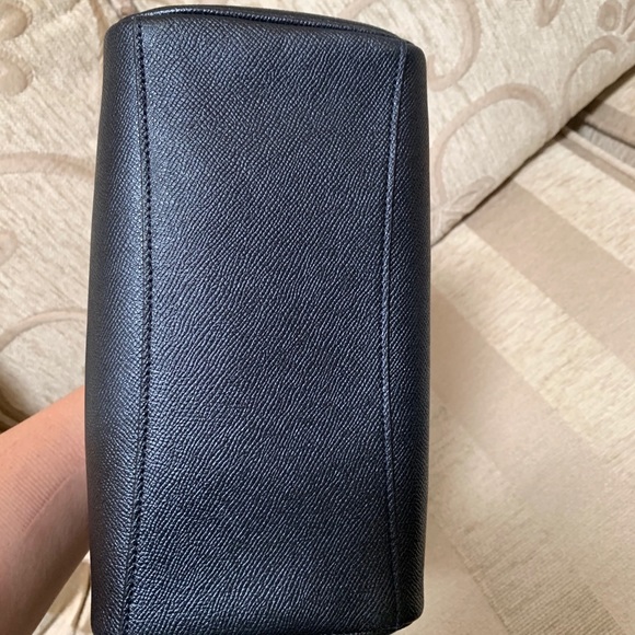 Coach Leather Bennett Satchel Metallic Denim Authentic - Picture 6 of 11